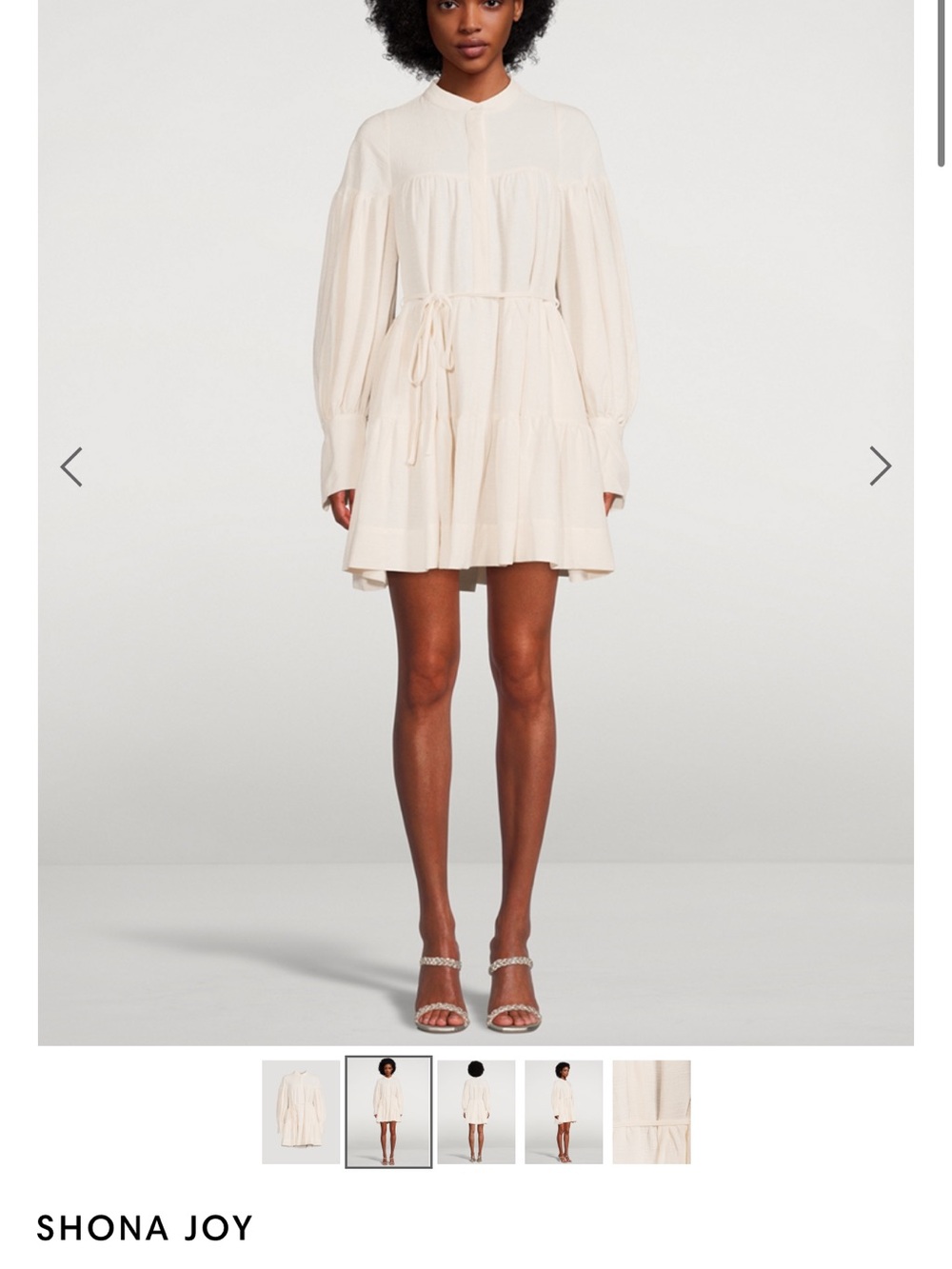 Shona Joy Brigitte Tiered Mini Dress